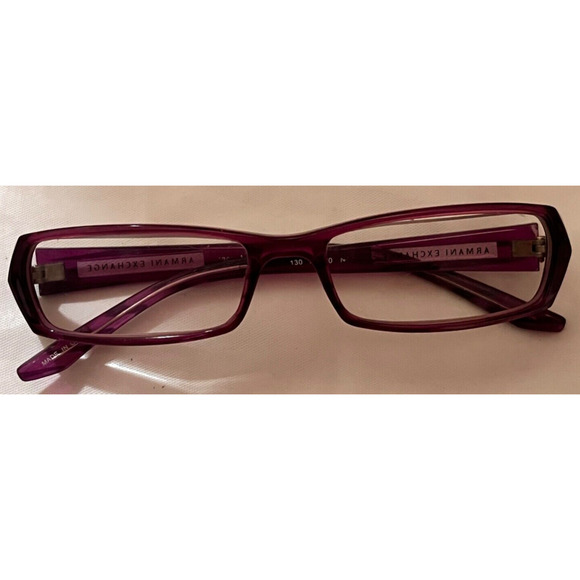 Armani Exchange Glasses Frame ~ With Case ~ Purple - Picture 2 of 12